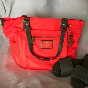 Juicy Couture Neon CarryAll Tote